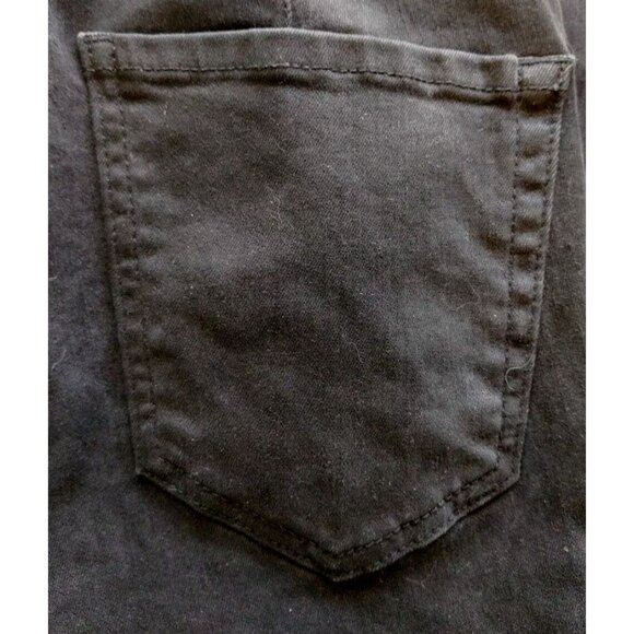 Free People Jeans 26 Black Stretch Raw Cut Ankle - Picture 13 of 15